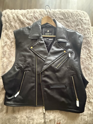 Gilet giacca moto pelle - gilet, uomo