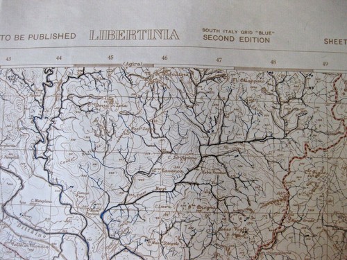 Cartina geografica militare - ,