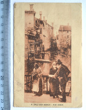 Cartolina da Peveragno Cuneo - Ave Maria di Angelo Dall'Oca Bianca vg 1917