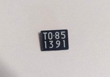 TARGA - RICAMBIO PER MODELLINO