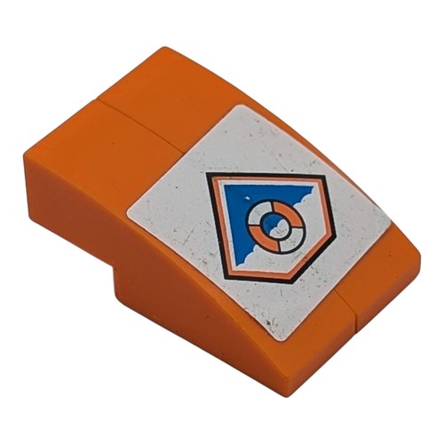 Lego pezzi curvi arancioni - 2,