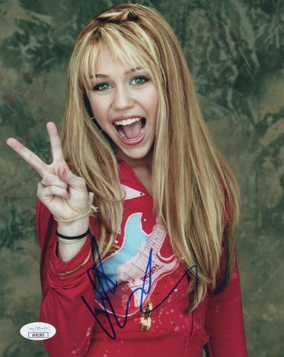 Foto 8x10 firmata miley cyrus - foto,
