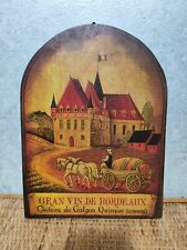 QUADRO PUBBLICITARIO IN LEGNO