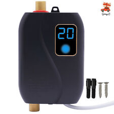 Scaldabagno Istantaneo 3800W Elettrico Senza Serbatoio LCD Bagno Cucina Sotto Lavello