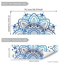 Adesivo murale Lotus Mandala