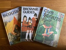 3 Vintage Ladybird Books from Series 706 - Scouts.  Brownie Guides.  Cub Scouts