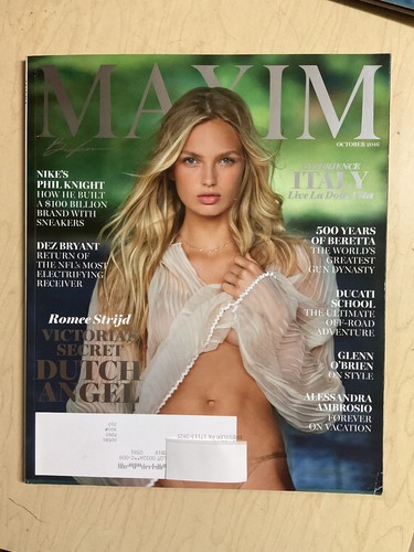 October 2016 maxim 217 romee - maxim,