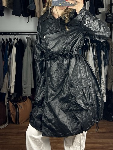 Giacca trench utility nera - utility,