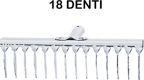 Rastrello aeratore denti cm - 18,