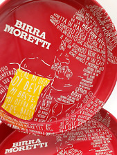 BIRRA MORETTI  VASSOIO PUBBLICITARIO - LATTA