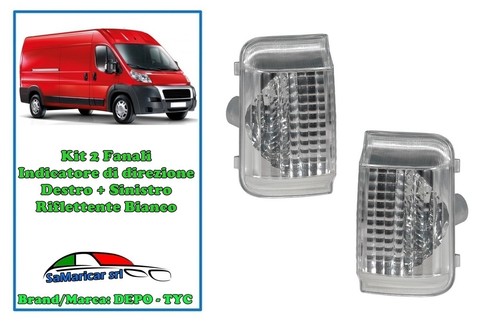 Kit fanali freccia bianca - 2,