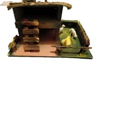 pollaio per galline Presepe Natale Vintage