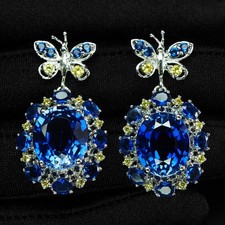 Orecchini scintillanti in oro