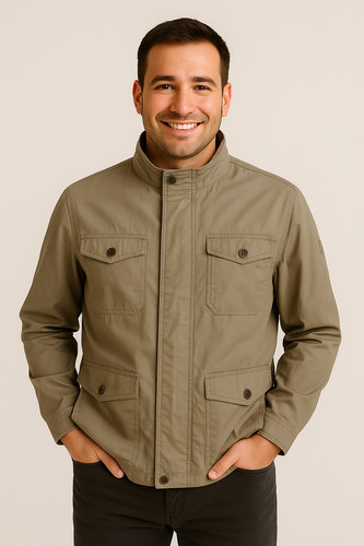 Giaccone uomo cotone - cotone, zip