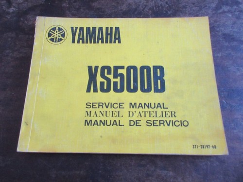 Yamaha xs500 xs500b 1974 - yamaha,
