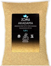 - Akadama per Bonsai Di Alta Qualità - Granulometria 2-5 Mm - 1,5 L