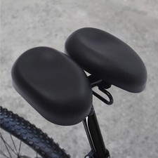 Sella Bici Sto?d?mpfung Dual Pad Sella Morbida Regolabile Sella Bici NUOVO