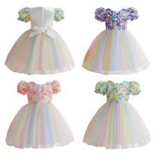 Abito bambina fiori bambina