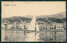 Genova Cogoleto Barca cartolina QZ6583