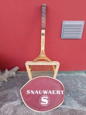 SNAUWAERT GOLD STAR racchetta tennis vintage legno 1970s'