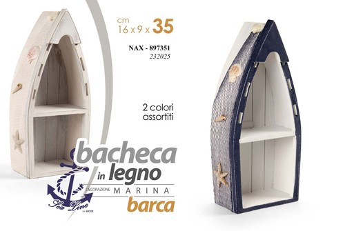 Bacheca barca legno - barca,