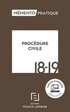 MEMENTO PROCEDURE CIVILE 2018