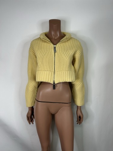 Giacca maglione giallo