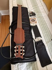 Chitarra classica SoloEtte Silent Travel/Practice di Wright Guitar Tech con custodia
