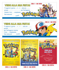 Inviti Compleanno "POKEMON"