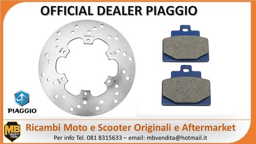 Disco freno posteriore piaggio - disco,