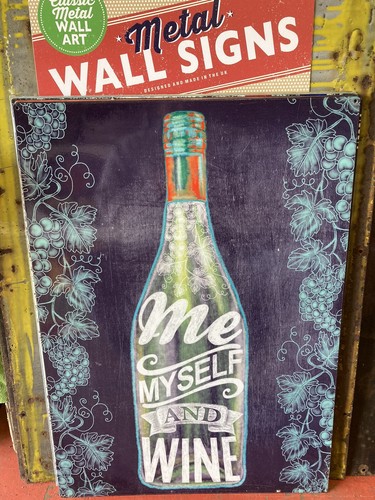 Metal wall sign - xl,