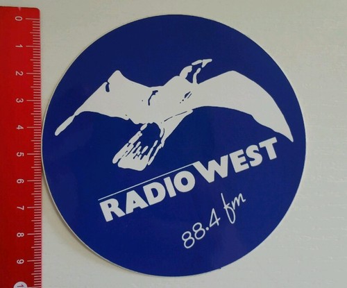Aufkleber sticker radio west - radio,