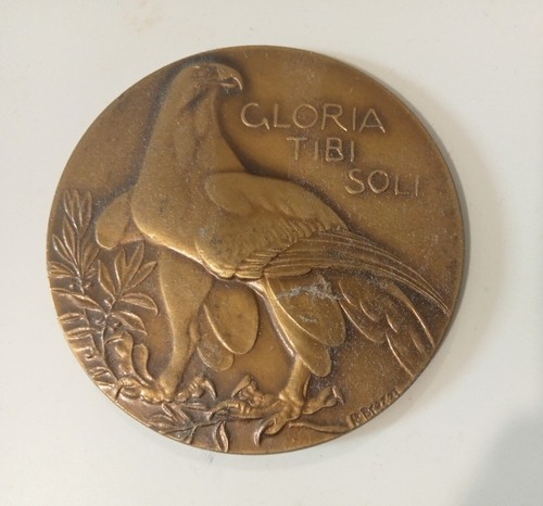Grande placca bronzo - placca, renato