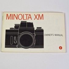 Minolta XM Camera Manuale