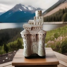 Bottiglia Vintage In  Ceramica A FORMA Di Castello 