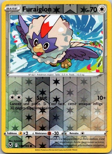 Carte pokémon furaiglon - carte,
