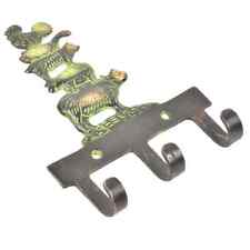 Ottone Muro Portachiavi Mucca Maiale Cane Anatra Gallo Fattoria Animali Gancio