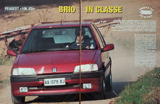 Clipping Ritaglio Articolo 1994 PEUGEOT 106 XSi Brio in Classe