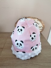 Cappellino bimba in pile e jersey