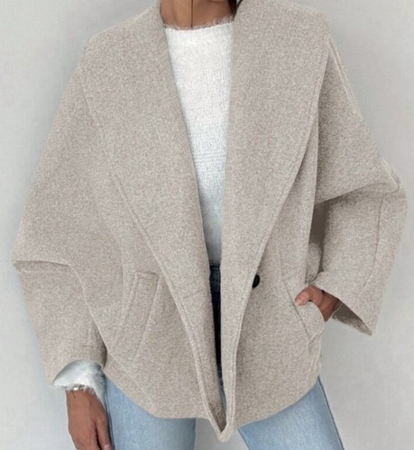 Bellissima giacca crop kaki
