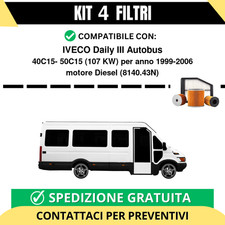 Kit 4 Filtri Tagliando per