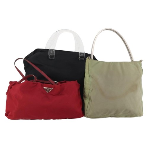 Prada hand bag nylon - nylon, set