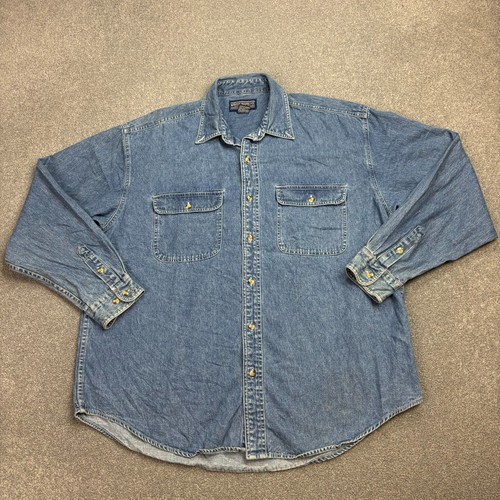 Camicia denim adulto - , grande