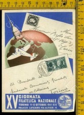Aviazione Giornata Filatelica 1941 Annullo  lx 482