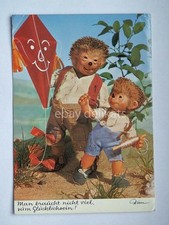 MECKI original vintage postcard AK film Hor zu