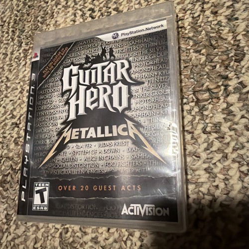 Ps3 guitar hero metallica - ps3,