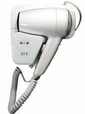 PHON FONO ASCIUGACAPELLI DA PARETE MURO ALBERGO HOTEL BAGNO ALBERGHI SPOGLIATOI