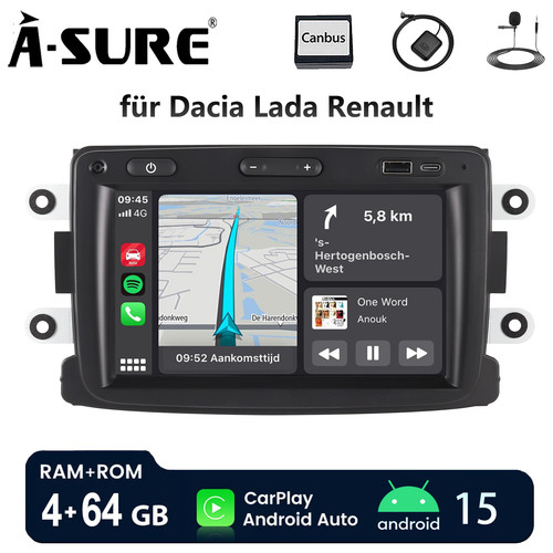 Autoradio 64g navi gps bt - navi,