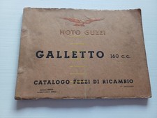 MOTO GUZZI Galletto 160 1951 catalogo ricambi originale