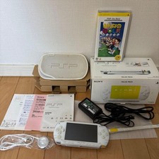 Console Sony PlayStation Portable PSP 1000 ceramica bianca in scatola morbida testata Giappone
